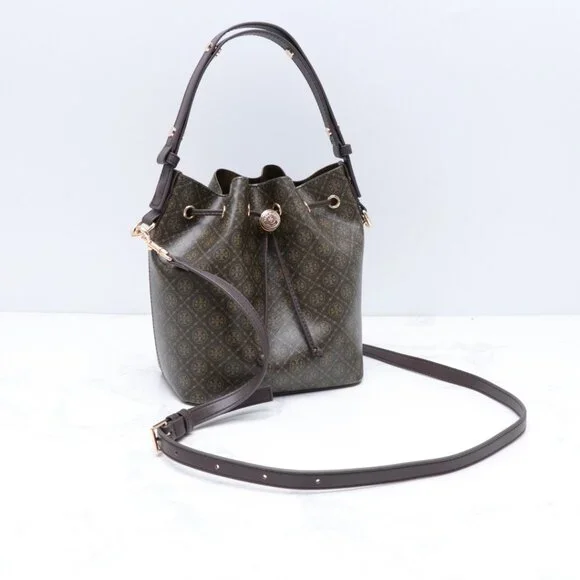 TORY BURCH T Monogram Bucket Bag